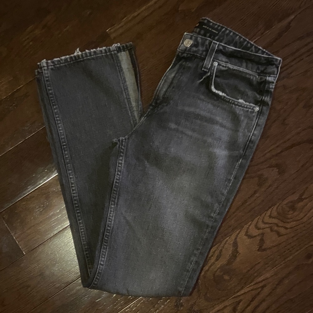 GRLFRND Low Rise Slim Boot With Slit